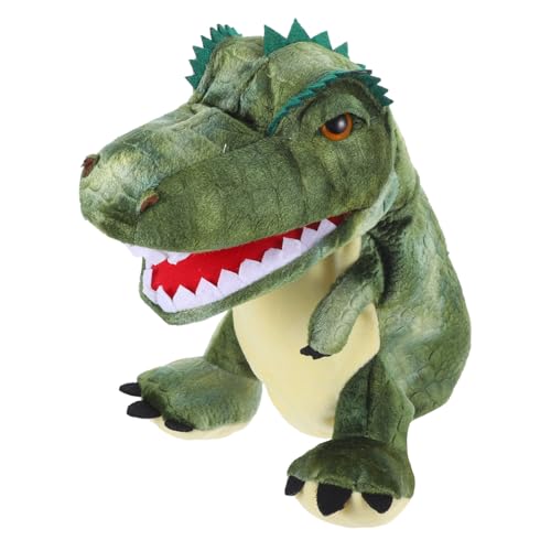 Milisten Realistische Dinosaurier Handpuppe für Interaktives Plüschspielzeug mit Beweglichem Mund Pädagogisches Storytelling Zubehör Fördert Kreativität und Eltern Junge Mädchen bindung von Milisten