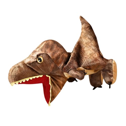 Milisten Realistische Dinosaurier Handpuppe für Lustiges Storytelling Weiches Tier Geeignet für Rollenspiele Puppentheater und Pädagogische Aktivitäten von Milisten