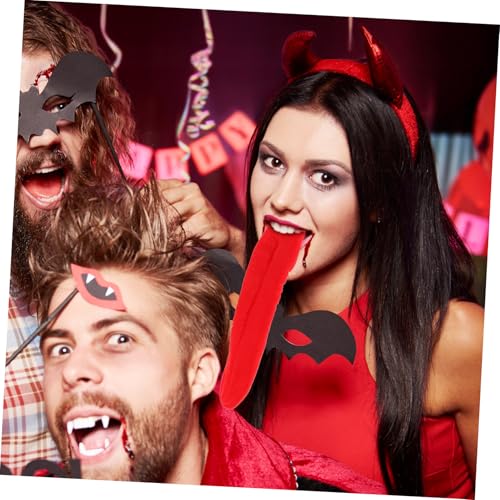 Milisten Realistische Halloween Requisit Flexible Gefälschte Dehnbare Kunstzunge Grusel Dekoration und Streichspielzeug für Horror Cosplay und Scherzartikel Geeignet für Halloween und Milisten Realistische Halloween Requisit Flexible Gefälschte Dehnbare Kunstzunge Grusel Dekoration und Streichspielzeug für Horror Cosplay und Scherzartikel Geeignet für Halloween und von Milisten