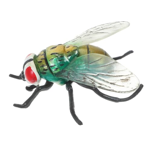 Milisten Realistische Hausfliegen Nachbildung Künstliches Insekten Für Lernspielzeug Halloween Party Deko Hochwertiges Kunststoffmodell Für Beängstigendes Für Freunde von Milisten