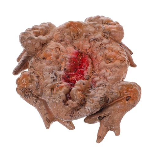 Milisten Realistische Kröte Streich Prop Gruselige Mahlzeit Box Deko für Halloween Party Spukhaus Blutflecken Horror Dekoration für Schaurige Atmosphären Milisten Realistische Kröte Streich Prop Gruselige Mahlzeit Box Deko für Halloween Party Spukhaus Blutflecken Horror Dekoration für Schaurige Atmosphären von Milisten