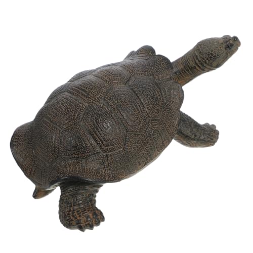Milisten Realistische Schildkrötenfigur aus Robustem Kleine Dekoration mit Glatten Kanten Lebensechtes Design Pädagogisches Reptilienmodell für Gartendeko und Innenräume von Milisten