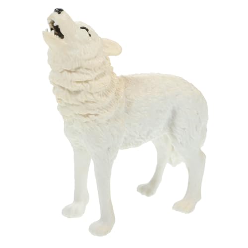 Milisten Realistische Wolf Figur Desktop Dekoration mit Lebensechtem Knurren Detailgetreues Wildlife Tiermodell Geeignet als Spielerisches Geschenk und Pädagogisches Waldtiere Ornament für Milisten Realistische Wolf Figur Desktop Dekoration mit Lebensechtem Knurren Detailgetreues Wildlife Tiermodell Geeignet als Spielerisches Geschenk und Pädagogisches Waldtiere Ornament für von Milisten