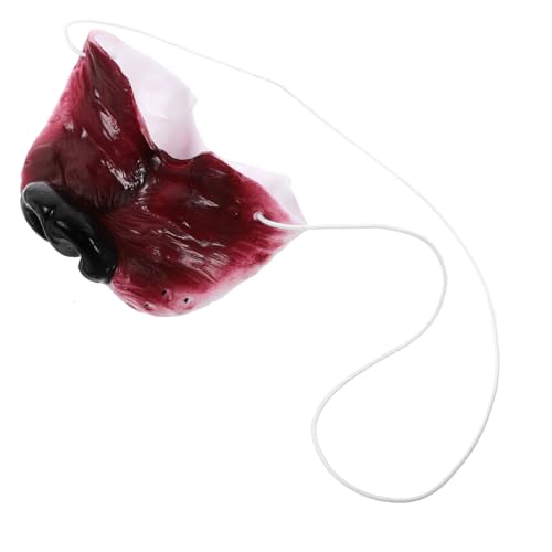 Milisten Realistische Wolf Hund Nase Cosplay Prop Kleines Tier Kostüm Zubehör mit Elastischem Band Strapazierfähige Verkleidung für Halloween Mottopartys und Cosplay Events von Milisten