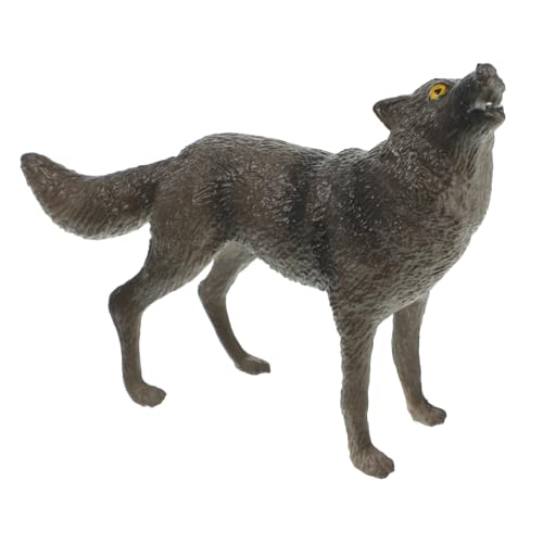 Milisten Realistische Wolf Statue aus Kunststoff Langlebige Wildtier Figur für Garten Terrarium Büro und Dekoratives Tiermodell für Natur und Wildlife Fans Milisten Realistische Wolf Statue aus Kunststoff Langlebige Wildtier Figur für Garten Terrarium Büro und Dekoratives Tiermodell für Natur und Wildlife Fans von Milisten