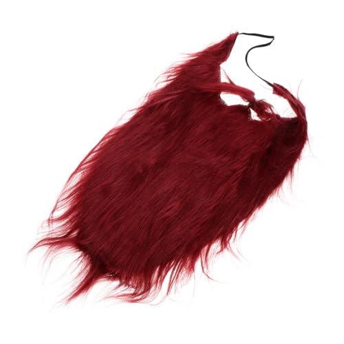 Milisten Falscher Gesichtshaarschmuck Für Männer Kostüm-Accessoire Simulierter Haarschmuck Verstellbar Burgunderfarben Halloween Und Weihnachts-Dekoration Milisten Falscher Gesichtshaarschmuck Für Männer Kostüm-Accessoire Simulierter Haarschmuck Verstellbar Burgunderfarben Halloween Und Weihnachts-Dekoration von Milisten
