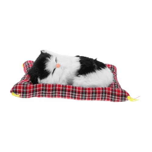 Milisten Realistisches Katzenmodell mit Weichem Stoffkissen Integrierter Miautöne Funktion Lebensechtes Plüschtier für Tisch Regal Sofa und Schlafzimmerdekoration Milisten Realistisches Katzenmodell mit Weichem Stoffkissen Integrierter Miautöne Funktion Lebensechtes Plüschtier für Tisch Regal Sofa und Schlafzimmerdekoration von Milisten
