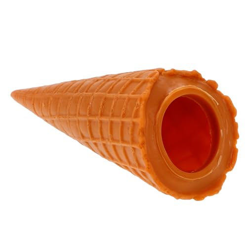 Milisten Realistisches Kleines Eistüten Modell aus Langlebigem PVC Lebensnahe Dessert Shop Dekoration und Fotografie Requisite Stabile Künstliche Eiswaffel für Heim Geschäftsnutzung von Milisten