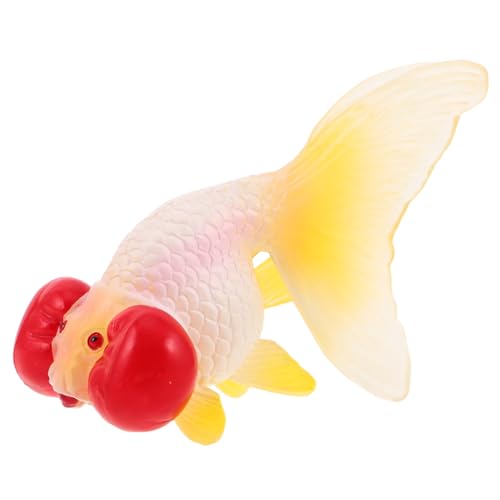 Milisten Realistisches Kleines Kunststoff goldfischmodell Schwimmende Aquarium deko Pflegeleichtes Täuschend Echtes Fischornament für Teichgestaltung von Milisten