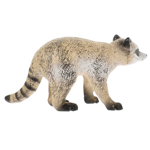 Milisten Realistische Waschbär Figur Aus Kunststoff Waschbär Statue Tierdekor Für Zuhause Schreibtischdekoration Garten Schlafzimmer Dekoration von Milisten