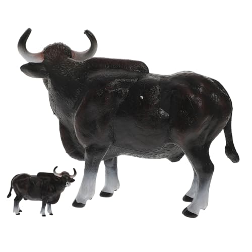 Milisten Realistisches Kunststoff Rindermodell Lebensechte Kuh Figur Langlebige Tierfigur für Pädagogisches Wildtierspielzeug Dekoratives Sammlerstück Milisten Realistisches Kunststoff Rindermodell Lebensechte Kuh Figur Langlebige Tierfigur für Pädagogisches Wildtierspielzeug Dekoratives Sammlerstück von Milisten