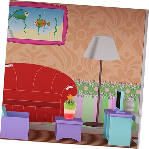 Milisten Realistisches Miniatur Weihnachts Latte Ornament Detailreiches Puppenhaus Deko Accessoire Langlebiges Künstliches Kaffee Modell Festliche Miniatur Dekoration für Puppenhäuser von Milisten