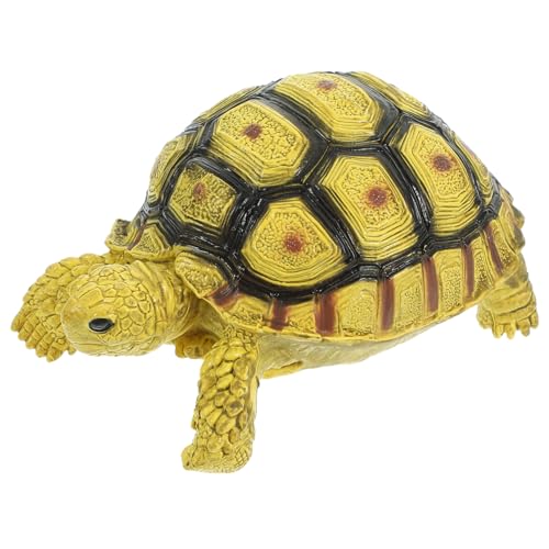 Milisten Realistisches Schildkrötenmodell Kunststoff Figur Kleine Tierfigur Simulation Terrassendeko Wetterfest für Garten und Schlafzimmer Pädagogisches Lernspielzeug von Milisten