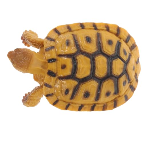 Milisten Realistisches Schildkrötenmodell aus Langlebigem Kunststoff Naturgetreue Tierfigur zur Garten und Wohnraumdekoration Plastische Simulation Eines Landschildkröten Spielzeugs von Milisten
