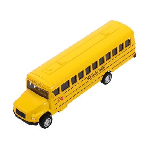 Milisten Realistisches Schulbus Auto Gelb Druckguss Metall Reibungsantrieb Inertia Mechanismus Vielseitig für Jungen Mädchen Milisten Realistisches Schulbus Auto Gelb Druckguss Metall Reibungsantrieb Inertia Mechanismus Vielseitig für Jungen Mädchen von Milisten