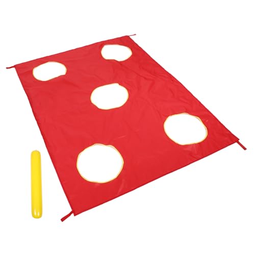 Milisten Regenbogen Regenschirm Turngerät Fallschirmspielzeug Gymnastikspiel Kleinkind Outdoor Aktivitäten Teambuilding Spiele Für Die Arbeit Fallschirm Kleines Fallschirmtuch von Milisten