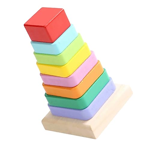 Milisten Regenbogen Stapelturm Pädagogisches Stapelspielzeug für Kleinkinder Fördert Feinmotorik und Kreativität Sicher Ergonomischem Design für Vorschulalter Milisten Regenbogen Stapelturm Pädagogisches Stapelspielzeug für Kleinkinder Fördert Feinmotorik und Kreativität Sicher Ergonomischem Design für Vorschulalter von Milisten
