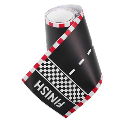 Milisten Rennbahn Klebeband Interaktive Verkehrsstraße für Wiederverwendbare DIY Aufkleber für Kreative Spielumgebungen Sicher und Fördernd für Fantasievolles von Milisten