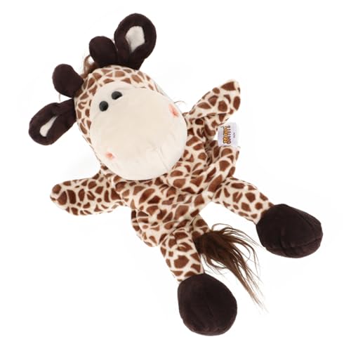 Milisten Rentier Handpuppe Interaktive Plüschfigur Mit Beweglichem Mund Für Geschichtenerzählen Und Rollenspiele Fördert Fähigkeiten Niedliches Design Für Ultraweichem von Milisten