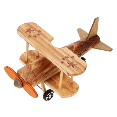 Milisten Retro Flugzeug Modell aus Holz Vintage Dekoration Holzspielzeug für Handgefertigtes Flugzeug Ornament Robuste und Sichere Bauqualität für Langlebige Nutzung Milisten Retro Flugzeug Modell aus Holz Vintage Dekoration Holzspielzeug für Handgefertigtes Flugzeug Ornament Robuste und Sichere Bauqualität für Langlebige Nutzung von Milisten