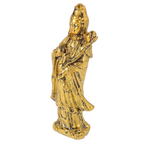 Milisten Retro Quan Yin Figur Für - Und Büro -Buddhist Kwan Yin Statue -Symbol Für Mitgefühl Und Weisheit Für Altar Oder Meditation Milisten Retro Quan Yin Figur Für - Und Büro -Buddhist Kwan Yin Statue -Symbol Für Mitgefühl Und Weisheit Für Altar Oder Meditation von Milisten