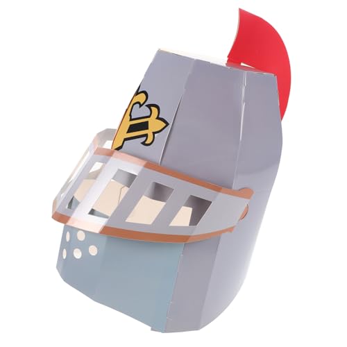 Milisten Ritterhelm Papiermaske für Kreatives Basteln für Mittelalterliche Mottopartys Maskenball und Rollenspiele Sicher und Bequem Milisten Ritterhelm Papiermaske für Kreatives Basteln für Mittelalterliche Mottopartys Maskenball und Rollenspiele Sicher und Bequem von Milisten
