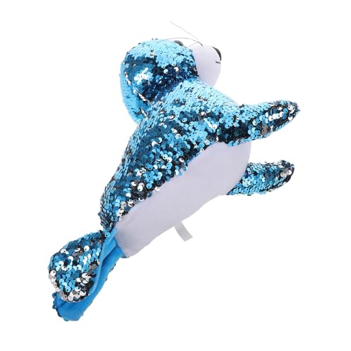Milisten Robbenpuppe Für Meerestiere Plüschtiere Für Tierpuppen Für Meerestierfiguren Kuscheltiere Für Jungen Kleine Tierfiguren Süßes Stofftier Pp Baumwolle Blue von Milisten