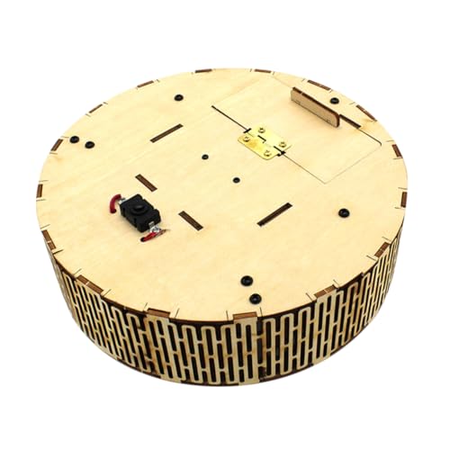Milisten Holz DIY Staubsauger Bausatz Für Junge Mädchen Elektromotor Stem Wissenschaftsbausatz Kit Modell von Milisten
