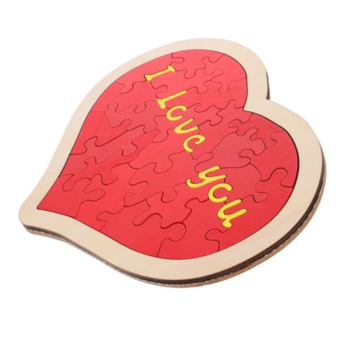 Milisten Romantisches Holzherz Puzzle Handgemachtes Herzpuzzle für Valentinstag Hochzeiten Partys und Kreative Dekorationen Perfektes Milisten Romantisches Holzherz Puzzle Handgemachtes Herzpuzzle für Valentinstag Hochzeiten Partys und Kreative Dekorationen Perfektes von Milisten