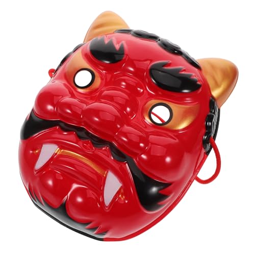 Milisten Rote Geistermaske Cosplay-kostüm-requisiten Halloween-party-kostümmaske Halloween-accessoires Für Männer Cosplay-kostüm-stütze Halloween-maske Cosplay -maske Lustig Masken Plastik von Milisten