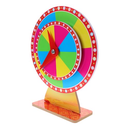 Milisten Rotierendes Rad Für Preise Party Preisrad Tischrad Drehteller Preisrad Rotierendes Preisrad Fortune Preisrad Kit Rotieren PVC von Milisten