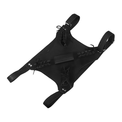 Milisten Rucksack Verstellbarer Gurt Cosplay Schwertgürtel Doppelschultergurt Mittelalterlicher Schultergurt Schwertgürtel für Cosplay gefälschtes Halloween - Pu Black von Milisten