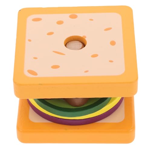 Milisten Sandwich- motorisches Trainingsspielzeug Feinmotorikspielzeug für Jungen Erkenntnis für Lebensmittelspielzeug Probieren Essensspielzeug für hölzern Milisten Sandwich- motorisches Trainingsspielzeug Feinmotorikspielzeug für Jungen Erkenntnis für Lebensmittelspielzeug Probieren Essensspielzeug für hölzern von Milisten
