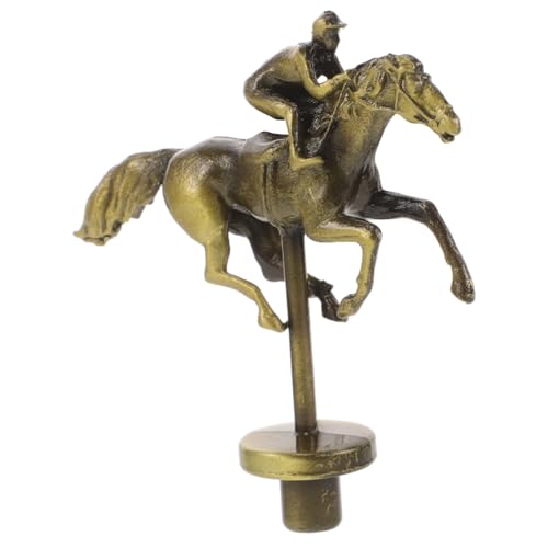 Milisten Schachfiguren Für Pferderennen Pferderennbrett Brettspiel Requisite Pferdefigur Für Brettspiele Brettspiel Rennfiguren Pferderennbrett Metall Requisiten Goldene Legierung von Milisten