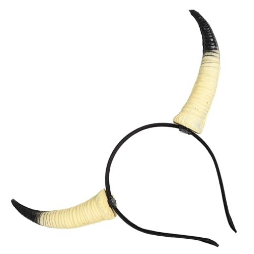 Milisten Schafhorn Stirnband für Cosplay und Partys Einzigartiges Halloween Haarband mit Praktischem Design für Kostümpartys und Festivals Bequem und von Milisten