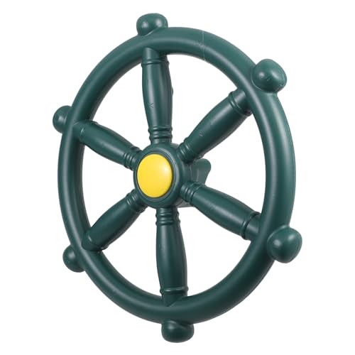 Milisten Schaukelspielzeug Lenkung Kunststoff Schaukelrad für Spielplatz für Freien mit Realistischem Drehmechanismus Piratenschiff Spiele Milisten Schaukelspielzeug Lenkung Kunststoff Schaukelrad für Spielplatz für Freien mit Realistischem Drehmechanismus Piratenschiff Spiele von Milisten