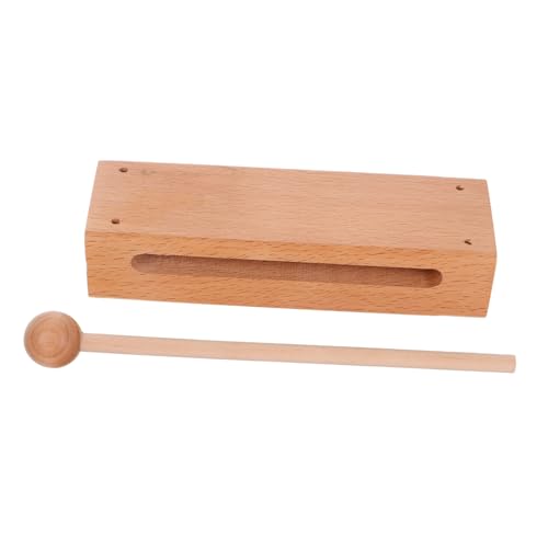 Milisten Schlaginstrument Klassenglocke Klassenzimmer Instrumente Glocke Für Das Klassenzimmer Management Schlagblock Aufmerksamkeit Für Das Klassenzimmer Musikinstrumente Aus Holz von Milisten