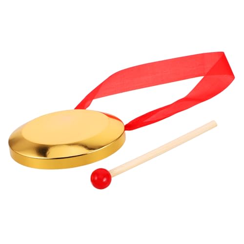 Milisten Schlagzeug Musikinstrument für Mini-Handgong Mini-Gongs, Tamburin Gong-Schlaginstrument tragbarer Feiergong Chinesischer Gong Kleiner Gong Musikinstrumentenparty Kupfer Milisten Schlagzeug Musikinstrument für Mini-Handgong Mini-Gongs, Tamburin Gong-Schlaginstrument tragbarer Feiergong Chinesischer Gong Kleiner Gong Musikinstrumentenparty Kupfer von Milisten