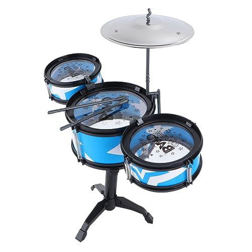 Milisten Schlagzeug- Musikinstrumente für Trommelspielzeug Montessori-inspiriertes Musikspielzeug für Babys Kleinkindspielzeug Kinderspielzeug Blue Milisten Schlagzeug- Musikinstrumente für Trommelspielzeug Montessori-inspiriertes Musikspielzeug für Babys Kleinkindspielzeug Kinderspielzeug Blue von Milisten