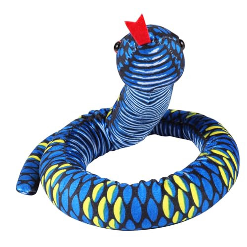 Milisten Plüschschlange Kuscheltier Weiche Snake- Für Perfektes Für Dekoration Und Spiel Gefertigt von Milisten