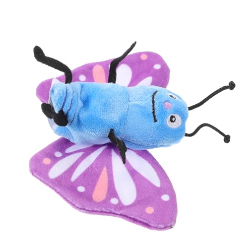 Milisten Schmetterlings-tierhandpuppe Puppe Plüschtiere Bienen-kuscheltiere Kinderpuppen Bienen-Party-Dekorationen Ausgestopfte Bienen Tierische Handpuppe Fingerpuppen Pp Baumwolle von Milisten