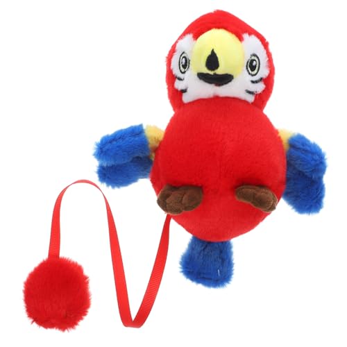 Milisten Schulter Papagei Plüschspielzeug für Halloween Piratenkostüm Zubehör Farbenfrohes Kostüm Accessoire für Cosplay und Partys von Milisten