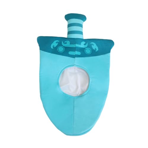 Milisten Schwertkopfhut -Requisiten -Cosplay-Helm Kopfschmuck Mittelalterliches Cosplay mittelalterliches Zubehör Halloween-Cosplay-Stütze PP Baumwolle von Milisten