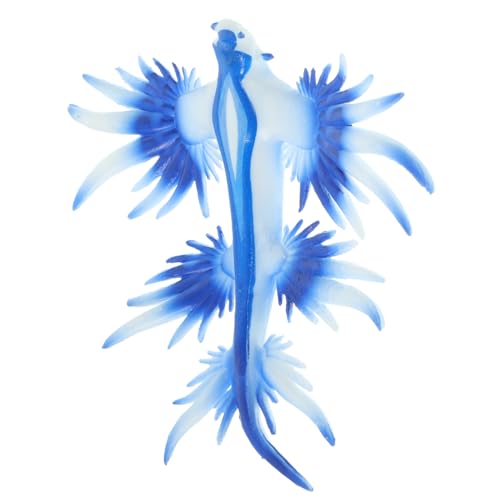Milisten Sea Slug -Modell Meerestier-Dekoration Meerestier- unter der Meereslebewesenfigur Lebensechtes Tiermodell kleine Meeresschneckendekoration Simulation von Tierfiguren von Milisten