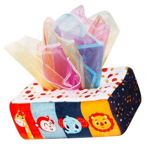 Milisten Sensorisches Tissue Box Robustes Greifspielzeug mit Bunten Farben und Taktilen Oberflächen für Junge Mädchen und Kleinkinder Fördert Sensorische Entwicklung und Feinmotorik Milisten Sensorisches Tissue Box Robustes Greifspielzeug mit Bunten Farben und Taktilen Oberflächen für Junge Mädchen und Kleinkinder Fördert Sensorische Entwicklung und Feinmotorik von Milisten