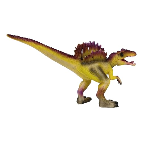 Milisten Simulation Dinosaurier Modell Bewegliches Imitationsspielzeug in Gelb Flossen Figur für Lernspielzeug oder Dekoration für Zuhause und Büro von Milisten