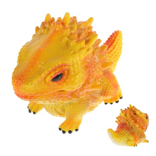 Milisten Simulation Echse Figurine Realistische Reptilienfigur für Bildungszwecke Lebensechte Deko für Erwachsene für Projekte und Lernspiele von Milisten