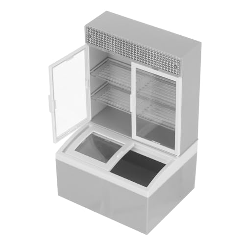 Milisten Simulation Eines Eisschranks Kühlschrank Miniatur-spielhausdekoration Puppenhausmöbel-kühlbox Für Creme Miniatur-küchen-gefrierschrank-Modell Winzig Grau Plastik Milisten Simulation Eines Eisschranks Kühlschrank Miniatur-spielhausdekoration Puppenhausmöbel-kühlbox Für Creme Miniatur-küchen-gefrierschrank-Modell Winzig Grau Plastik von Milisten