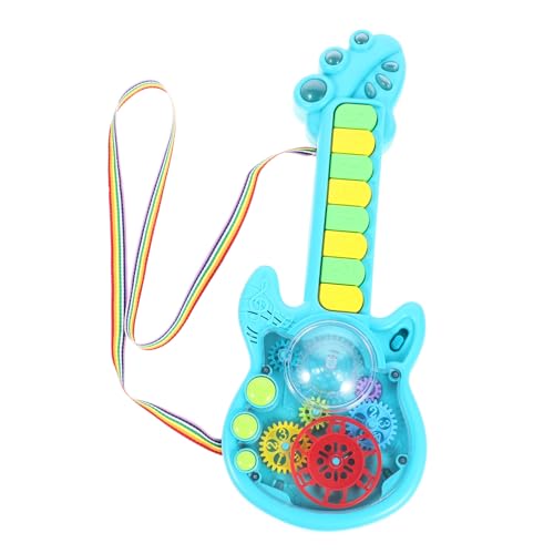 Milisten Simulation Gitarre mit Licht und Musik Lernspielzeug für Frühe Musikalische Bildung Fördert Rhythmus und Kreativität Farbenfroh und Robust ohne Batterien Zufällige Milisten Simulation Gitarre mit Licht und Musik Lernspielzeug für Frühe Musikalische Bildung Fördert Rhythmus und Kreativität Farbenfroh und Robust ohne Batterien Zufällige von Milisten