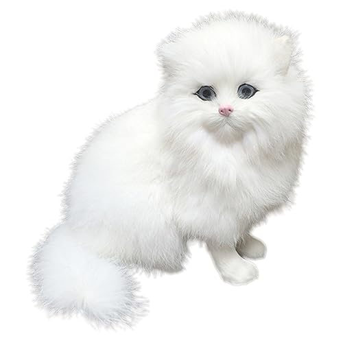 Milisten Simulationskatze Realistische Pelzige Katzenfigur für Dekoratives Katzenmodell Sicher und Langlebig für Allergiker Milisten Simulationskatze Realistische Pelzige Katzenfigur für Dekoratives Katzenmodell Sicher und Langlebig für Allergiker von Milisten